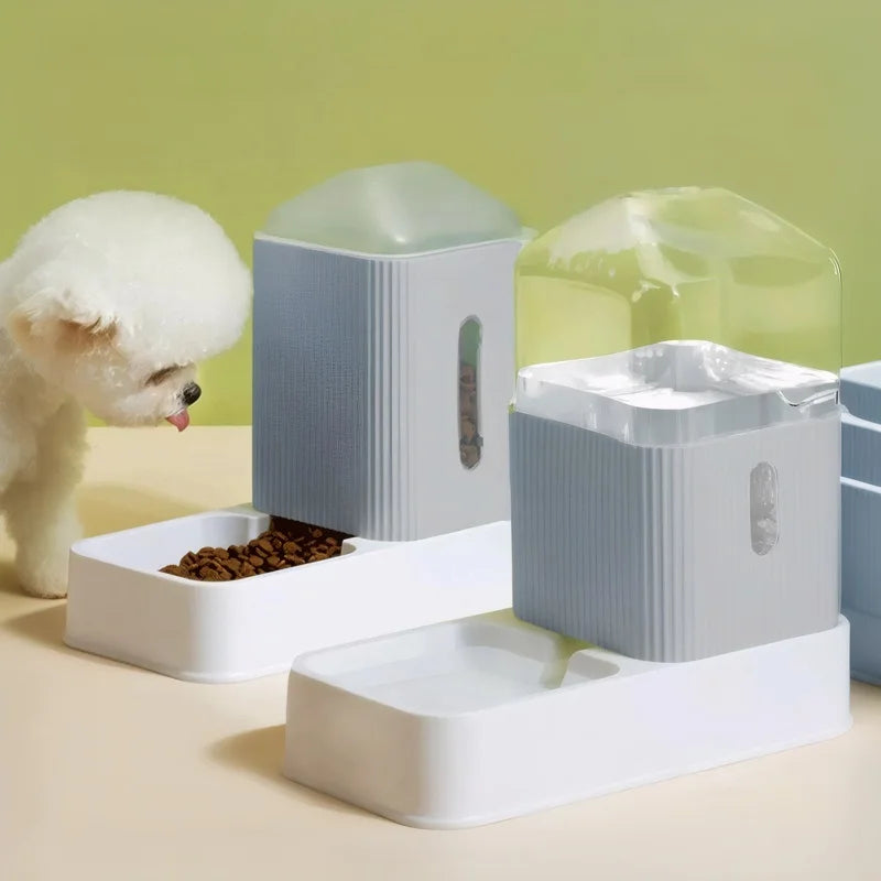 Gravity Pet Feeding Set With Removable Bowls