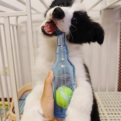 Bite-resistance Beer Bottle with Tennis Ball