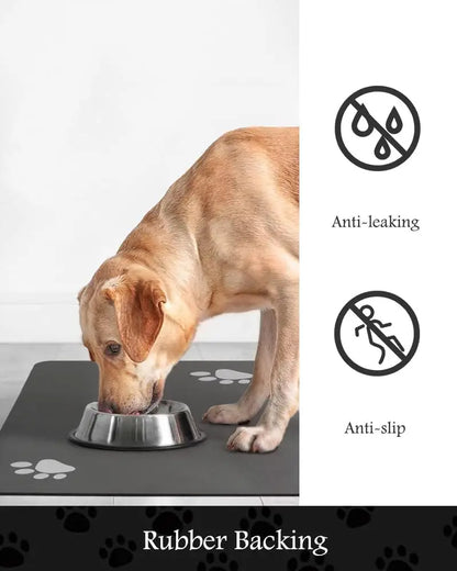 Pet Feeding Mat Absorbent Mat for Food