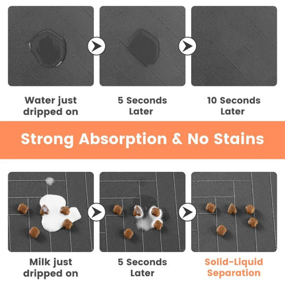 Pet Feeding Mat Absorbent Mat for Food