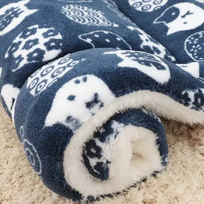 Flannel Pet Sleeping Mat Dog Bed