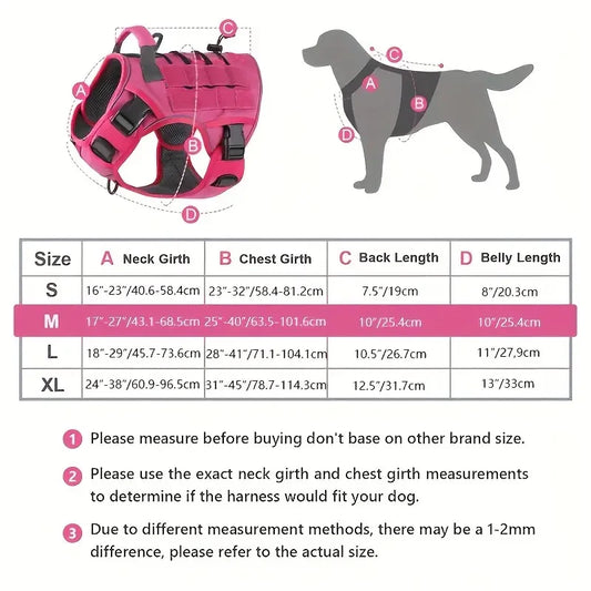 Tactical Dog Harness for Large Dogs
