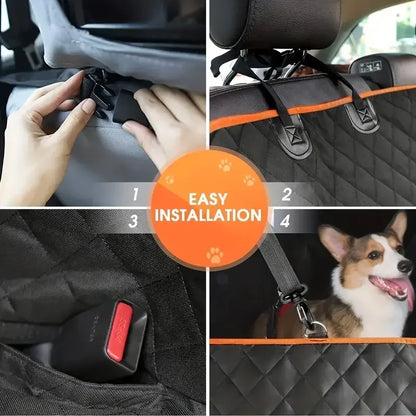 Dog Car Seat Cover Waterproof Scratch Proof Nonslip