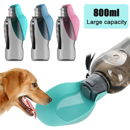Dog Water Bottle and Bowls Outdoor Travel