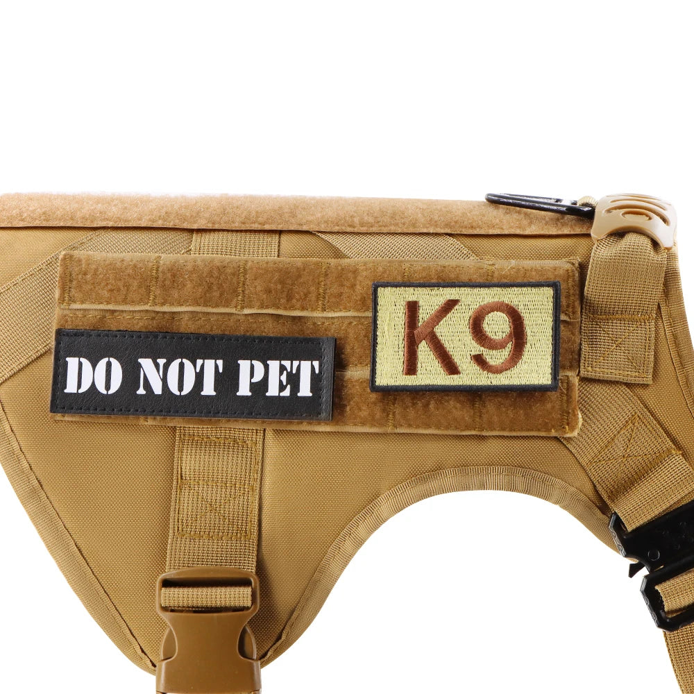 Dog Vest Harness Collar Personalized Patches