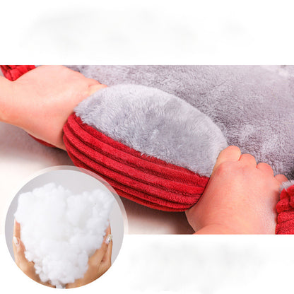 Plush Calming Square Dog Bed