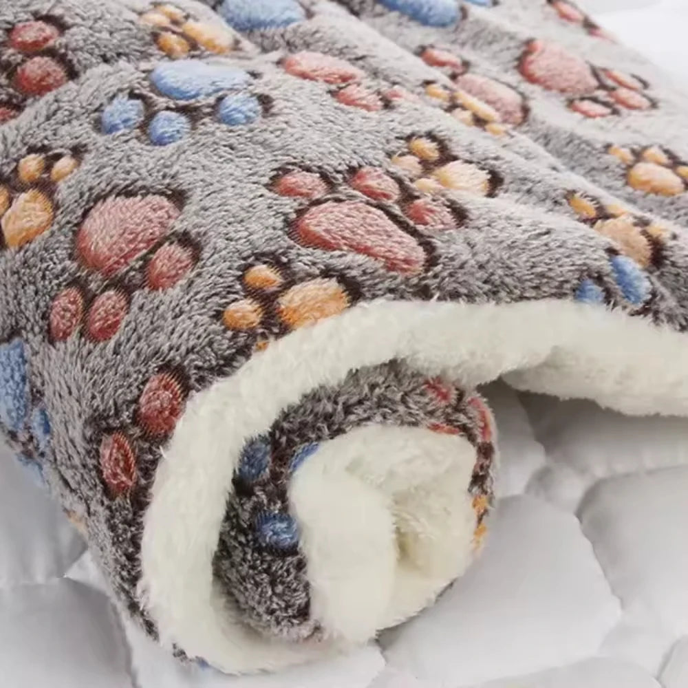 Flannel Pet Sleeping Mat Dog Bed