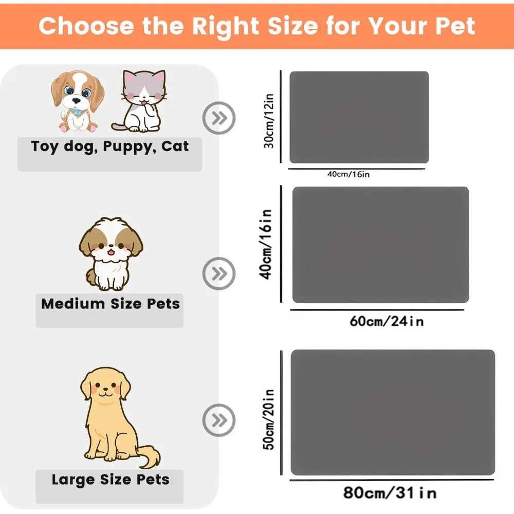 Pet Feeding Mat Absorbent Mat for Food