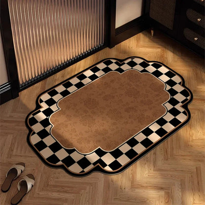 Super absorbent floor mat for bathroom