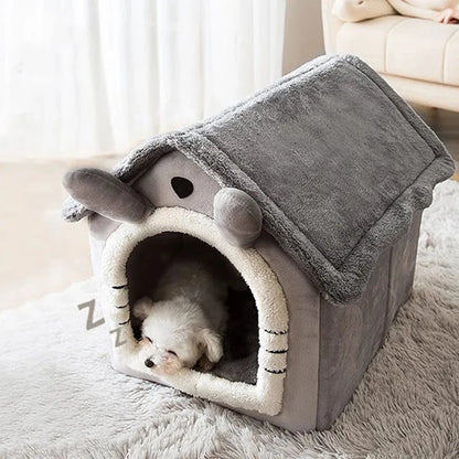 Soft Pet Bed Tent House Dog Kennel