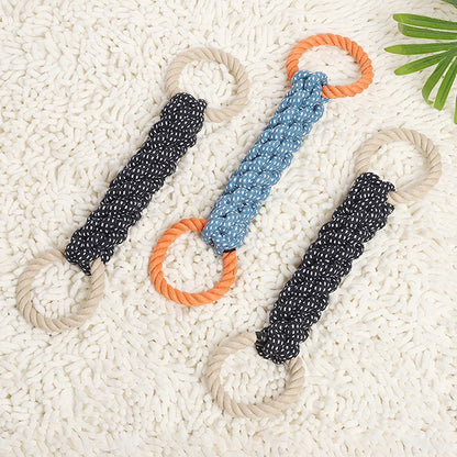 Handwoven Pet Dog Toy for Teeth