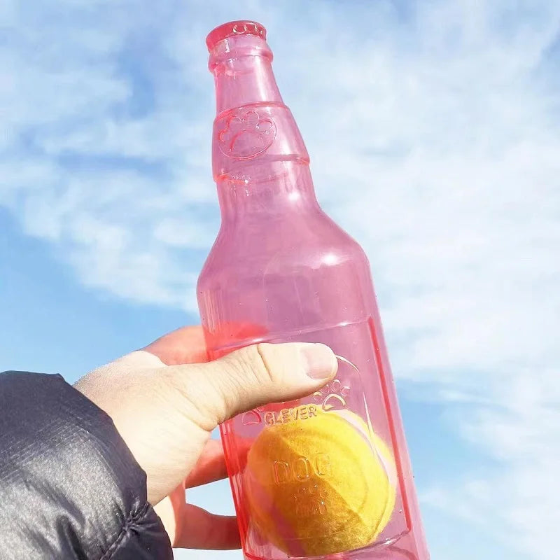 Bite-resistance Beer Bottle with Tennis Ball
