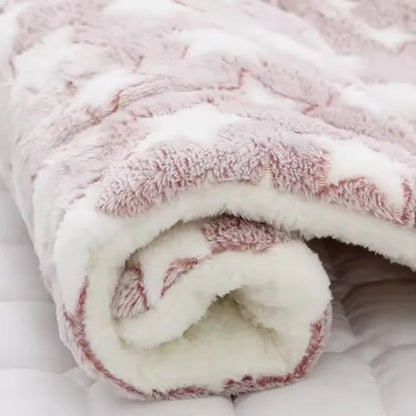 Flannel Pet Sleeping Mat Dog Bed