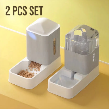 Gravity Pet Feeding Set With Removable Bowls