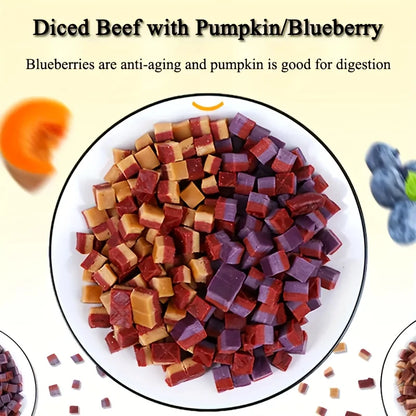 Meat Cubes Dog Treats, Healthy, Easily Digestible