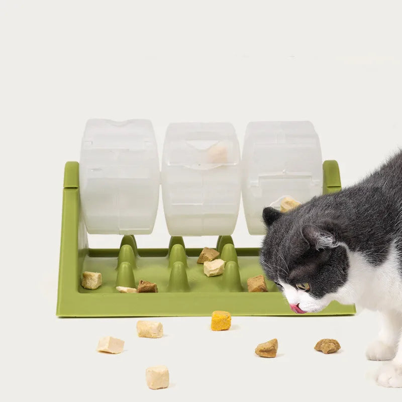 Interactive Slow Feeder Dog Bowl - Puzzle Toy for Anxiety