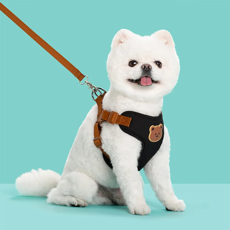 Pet Dog Harness Leash Set Small Medium