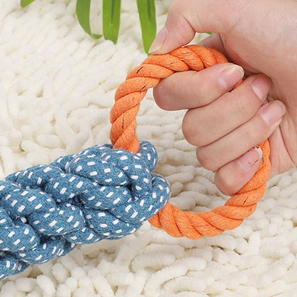 Handwoven Pet Dog Toy for Teeth