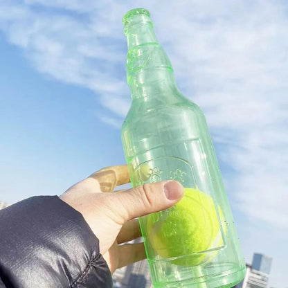 Bite-resistance Beer Bottle with Tennis Ball