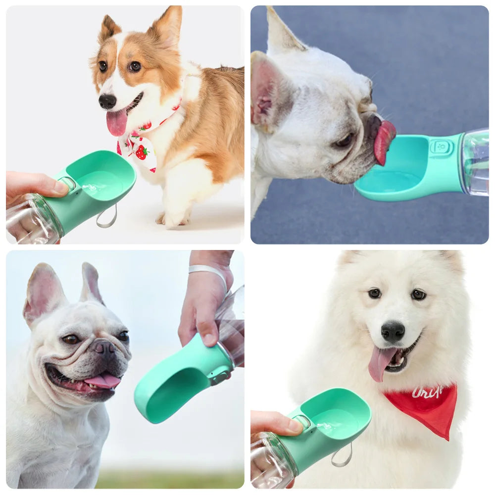 Dog Water Bottle and Bowls Outdoor Travel