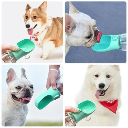 Dog Water Bottle and Bowls Outdoor Travel