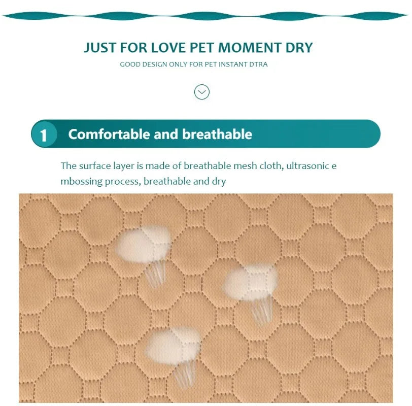 Reusable Dog Pee Pad Blanket Absorbent Diaper