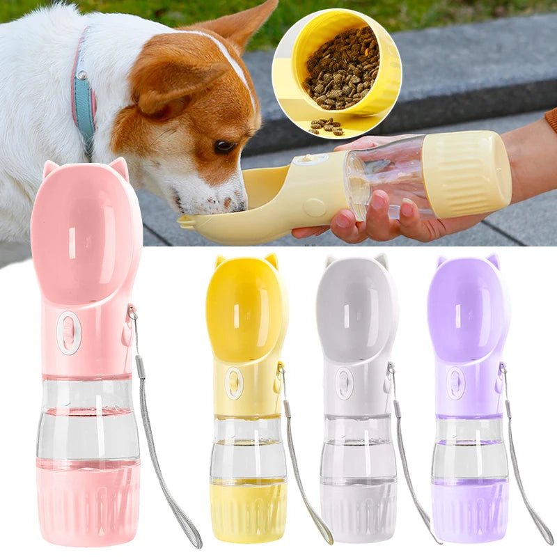 Dog Water Bottle and Bowls Outdoor Travel