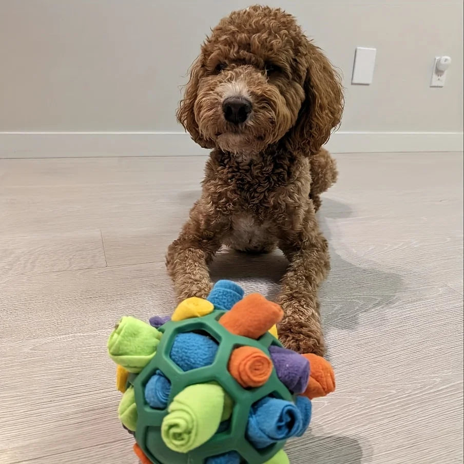 Dog Toy - Sniffing Ball for Hiding Treats