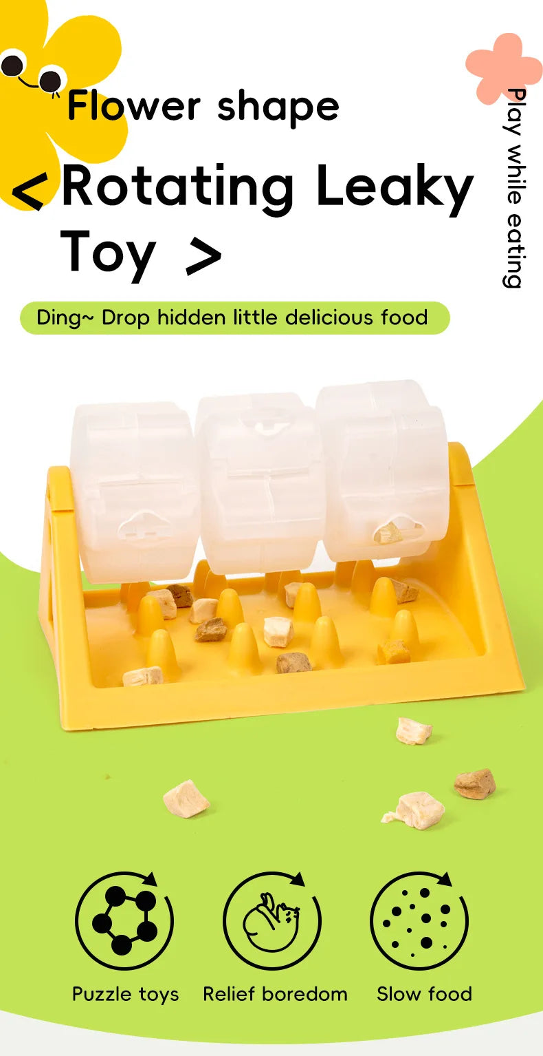 Interactive Slow Feeder Dog Bowl - Puzzle Toy for Anxiety