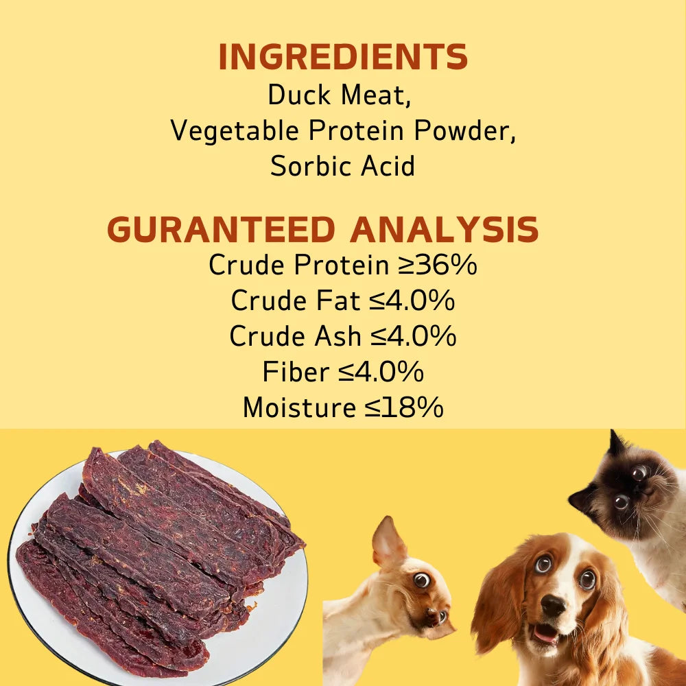 Duck Slices Dog Treats, Healthy, High Protein