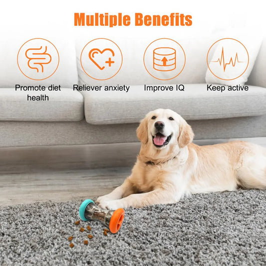 Dumbbell Food Dispensing Puzzle Toys