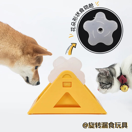 Interactive Slow Feeder Dog Bowl - Puzzle Toy for Anxiety