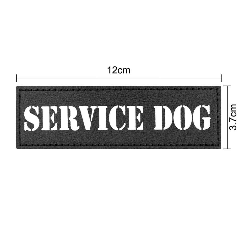 Dog Vest Harness Collar Personalized Patches