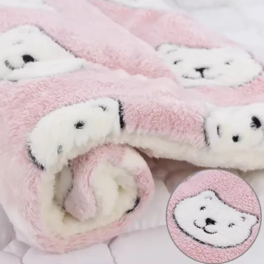 Flannel Pet Sleeping Mat Dog Bed