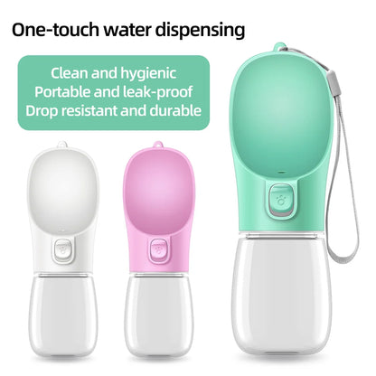 Dog Water Bottle and Bowls Outdoor Travel